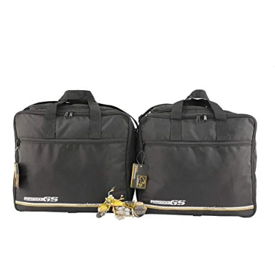 Image de made4bikers Compatible avec Les modèles BMW R1250GS (K51) à partir de 2018 (R1250 GS): Poches intérieures/Sacs intérieurs pour valises latérales per valigie in alluminio