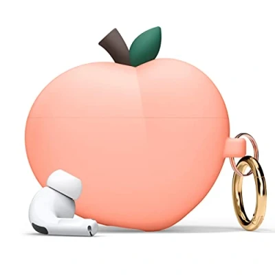 Image de elago Coque Pêche Compatible avec AirPods Pro 2 2ème Génération Étui Mignon 3D Design Porte clés