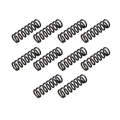 Image de sourcing map Compression Ressort 1.2mm Fil Diamètre, 9mm OD, 30mm Libre Longueur Acier Extension Noir 10Pcs