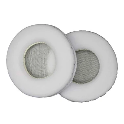 Image de Gazechimp Coussinets De Remplacement d&#039;oreille Cache Oreilles pour Casque D&#039;écoute Blanc 80 mm