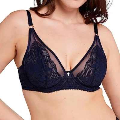 Image de Sans Complexe Charmante Soutiengorge à armatures, Femme, Taille: 90C, Blue