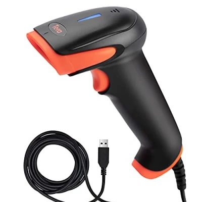 Image de Tera Lecteur Filaire de Codes Barres 1500 Pixel CCD USB Douchette Scanner Linéaire 1D Scan Rapide et Précis pour Code sur Ecran Digital, Modèle 1500C