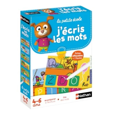 Image de Nathan J&#039;écris les mots Jeu éducatif pour débuter avec l&#039;écriture de 4 à 6 ans