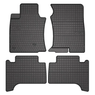 Image de FROGUM 0806 Ensemble de tapis sol Caoutchouc avant et arrière 4 noir Sur mesure TOYOTA: Land Cruiser Prado 120, 150