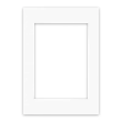 Image de nielsen Conservation Passepartout carton 1,5 mm format extérieur 42x59,4 cm (DIN A2) pour d&#039;image 29,7x42 A3) blanc pur (blanc clair) surface lisse