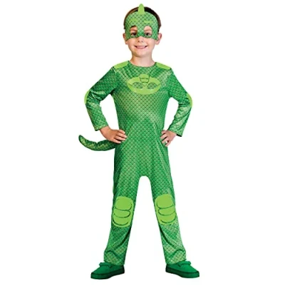 Image de Amscan PJMASQUES GLUGLU Gekko Deguisement Mixte Enfant Vert 7 8 ans, 9902958