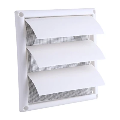 Image de Grille Aeration Reglable, de Ventilation en Plastique avec 3 Volets Sortie Filtre à Air Vent (15 * 15cm)