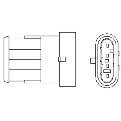 Image de MAGNETI MARELLI 466016355095 Sonde lambda chauffé 4 FIAT: Punto II 3/5 portes, BRAVO 1