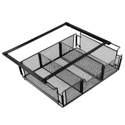Image de QWORK® Tiroir sous le bureau, organisateur de tiroirs pour bureau et coiffeuse, boîte à cachée, robuste durable