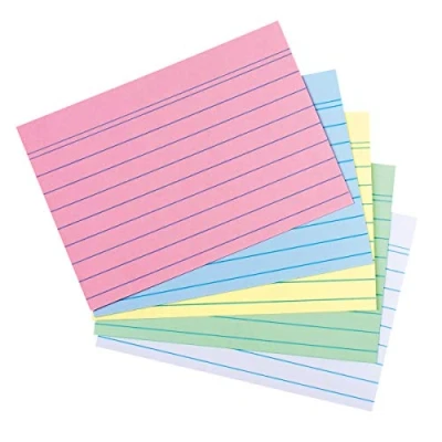 Image de herlitz+Fiches+bristol%2C+format+A8%2C+lign%C2%82%2C+couleurs+assorties
