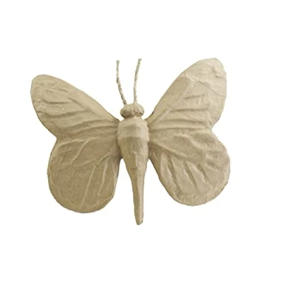 Image de Décopatch SA183O Un support en papier brun mâché 22x25x4 cm, Papillon