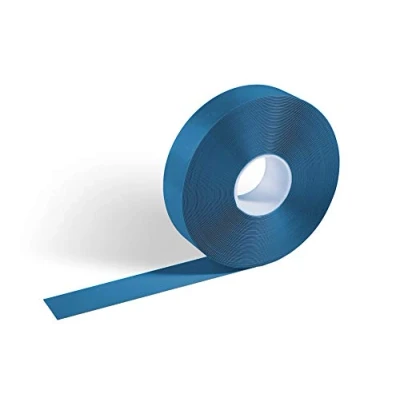 Image de Durable 102106 Ruban de Marquage Duraline, Adhésif Et Anti Dérapant, 50 mm x 0.5 30 M (L H L), Ral 5005 Bleu