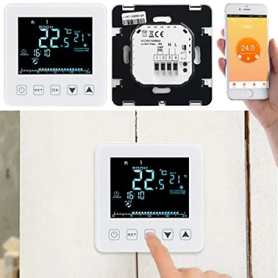 Image de Thermostat REVOLT Connecté pour chauffage Programmable 2 capteurs