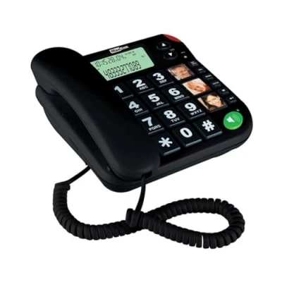 Image de Telephone Filaire KXT480 Noir MAXCOM