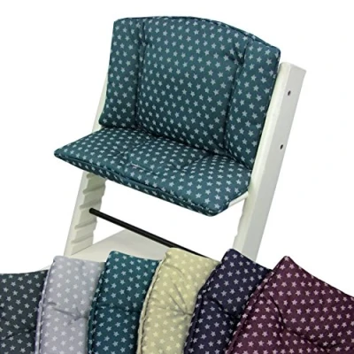Image de Babys Dreams Ensemble Coussin d&#039;assise en 2 parties pour chaise haute Stokke Tripp Trapp de rechange