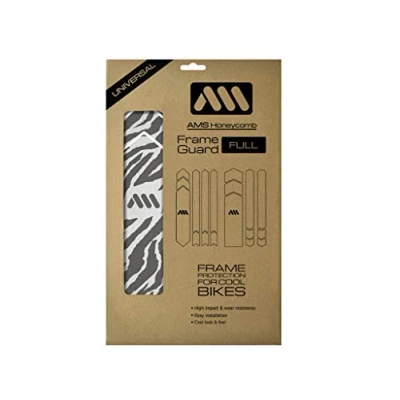 Image de All Mountain Style Protecteur de Cadre Vélo VTT Extra Durable Modèle Extra, Universel, PVC en Honeycomb, 10 Pièces