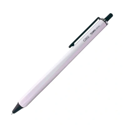 Image de OHTO GS02 Stylo à encre gel Pointe aiguille rétractable fine de 0,5 mm Corps hybride entièrement métallique G5 WT