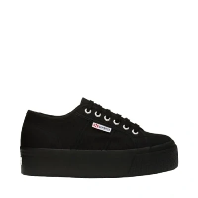 Image de Superga 2790 Linea UP AND DOWN Baskets basses, Femme, Taille: 40, Fullblack Textile
