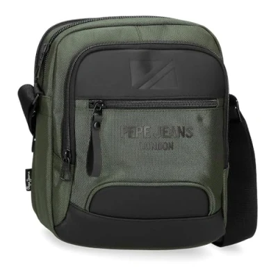 Image de Pepe Jeans Bromley Petit sac à bandoulière vert 12 x 16 3,5 cm Polyester, vert, Talla única,