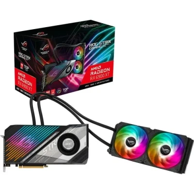 Image de ASUS ROG STRIX LC RX6900XT T16G GAMING AMD Radeon RX 6900 XT 16 Go GDDR6 Neuf