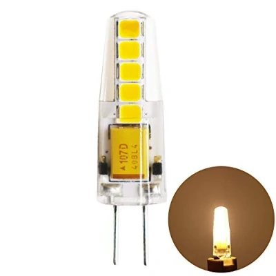 Image de Lot de 1 ampoules LED G4, 300 lm, 3 W équivalent aux halogènes 30 W, blanc chaud 3000 K, intensité non variable, AC/DC12 V, G4 basse consommation