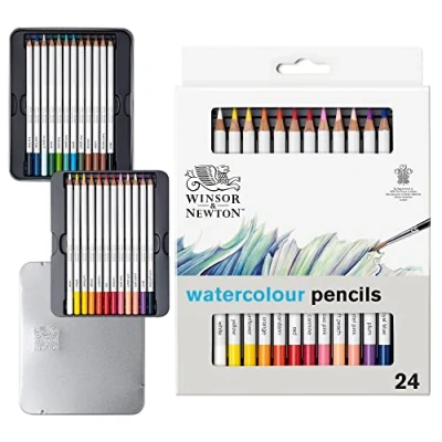 Image de Winsor &amp; Newton Studio Collection Crayons Aquarelle X24
