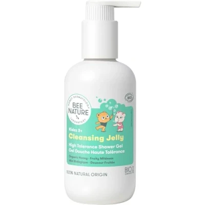 Image de Bee Nature Gel Douche Enfant Nettoyant et Hydratant Bio Miel Soulager Eczéma Sans Savon pour Tous Types de Peau 100% Biodégradable Recyclable 200ml.