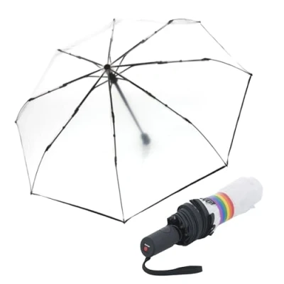 Image de Knirps A.200 Parapluie automatique Duomatic Medium 95 7200 Couleur : Pride (transparent)
