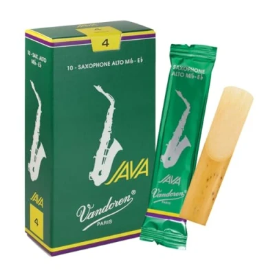Image de Boite de 10 anches Vandoren série &quot;Java&quot; pour Saxophone Alto Force 4