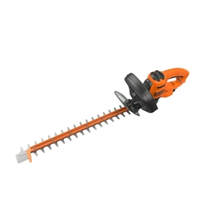 Image de BLACK+DECKER Taille Haies Filaire 500 W Electrique 50 cm avec 2 Poignées et Garde Lame Asymétrique Ecartement 22 mm Robuste Léger BEHTS301 QS