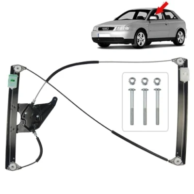 Image de STARKIT PERFORMANCE Leve vitre compatible pour Audi A3 8L (1996 2003) avant gauche (conducteur) (3 portes)