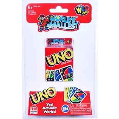 Image de BANDAI Super Impulse World&#039;s Smallest UNO Multicolore