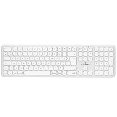 Image de Clavier sans fil Bluetooth BLUESTORK Mac Full size Compatible Blanc