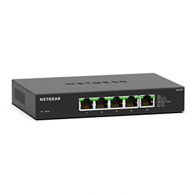 Image de NETGEAR MS305 100EUS commutateur réseau Non géré 2.5G Ethernet (100/1000/2500) Noir Neuf