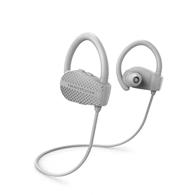Image de Energy Sistem Earphones Bluetooth Sport 1+ Grey Écouteur sans Fil Amateurs et de Son Casque BT 5.1 Commande vocale Assistant système Fixation Secure Fit résistant à la Transpiration Gris