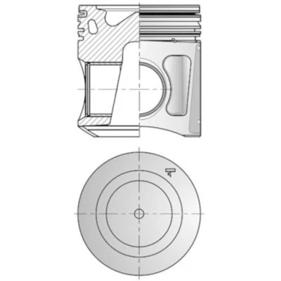 Image de Kit de réparation, piston/chemise cylindre KOLBENSCHMIDT 41478960