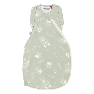 Image de Tommee Tippee Gigoteuse d&#039;Emmaillotage pour les Nouveau Nés, le Grobag Original, Design Favorable Hanches, Tissu Doux et Riche en Coton, 2,5 TOG, 0 3m, Woodland Gro Friends