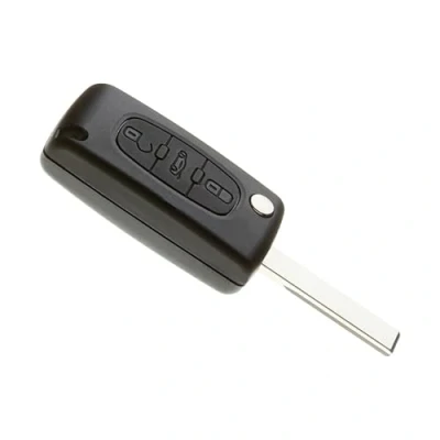 Image de Jongo Coque de Clé avec Lame Compatible Peugeot Expert 3 &amp; Citroën Jumpy CE0523 Boitier Clef Plip Voiture Télécommande Boutons