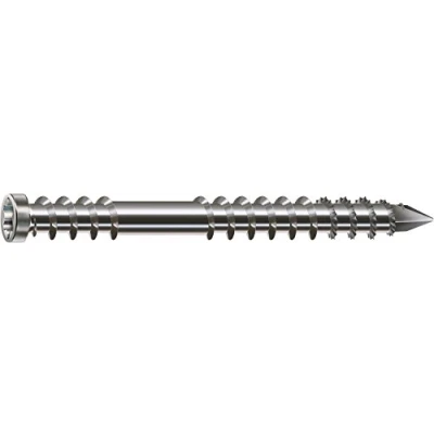 Image de Spax Vis de terrasse en acier inoxydable A4, T Star Plus, tête cylindrique, filetage fixation, Cut pointe, 0538000600503