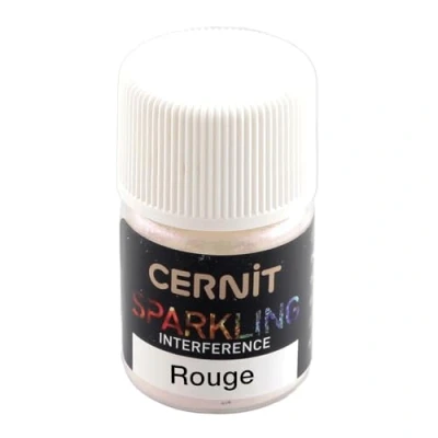 Image de CERNIT CE6110005400C Poudre colorée effet Nacré Rouge Peut être mélangé Pot 5g