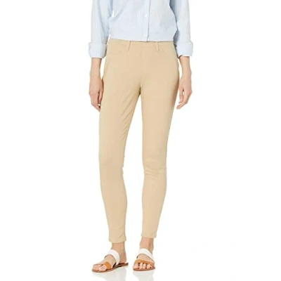 Image de Amazon Essentials Jegging en Tricot Extensible à Enfiler Femme, Brun Kaki, L Grande Longueur