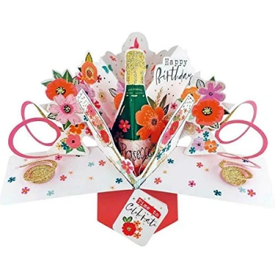 Image de Second Nature Carte de vœux pop up 3D Motif Prosecco