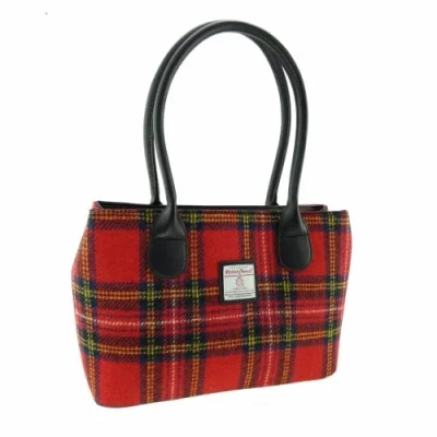 Image de Glen Appin Harris Tweed Sac à main classique LB1003 Cassley, Couleur 114 bleu vert