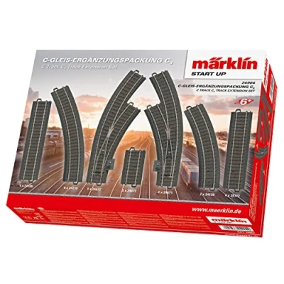 Image de Märklin 24904 Modélisme Ferroviaire Rail Coffret d&#039;Extension C4 pour Voie C