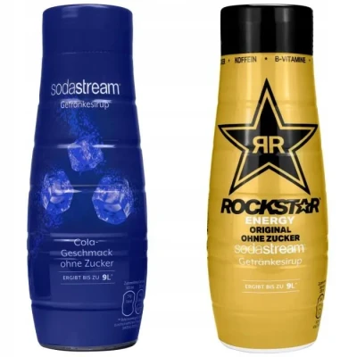 Image de Set sirop Sodastream Cola Zero et Rockstar 440ml
