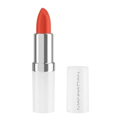 Image de Manhattan Lasting Perfection Satin Lipstick 470 Oh. So.Orange!, Rouge à lèvres pour une couleur intense, longue durée et un soin hydratant