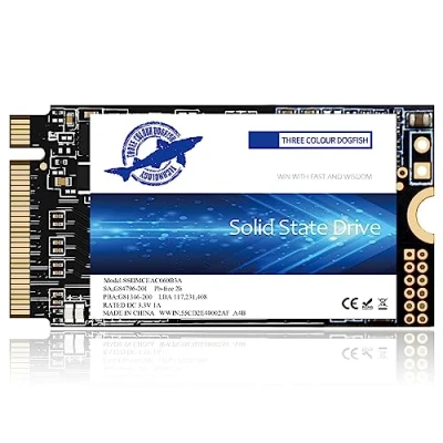 Image de Dogfish M.2 2242 SSD 1 to NVMe PCIe Gen3 x 4, Disque de Jeu, Vitesse R/W jusqu&#039;à 2200 Mo/s et 1800 (M.2 PCIe, to)