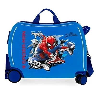 Image de Marvel Spiderman Geo Valise Enfant Bleu 50x38x20 cms Rigide ABS Serrure à combinaison 34L 2,1Kgs 4 roues Bagage main