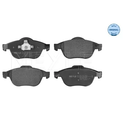 Image de MEYLE 025 232 4518 Jeu de plaquettes frein ORIGINAL Quality Essieu avant non préparé pour indicateur d&#039;usure avec tôle anti bruit RENAULT: LAGUNA 2