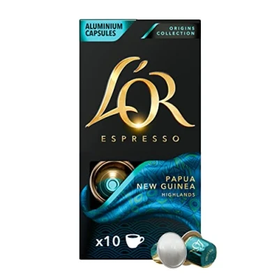 Image de L&#039;Or Papouasie capsules compatibles avec Nespresso 10 Bleu